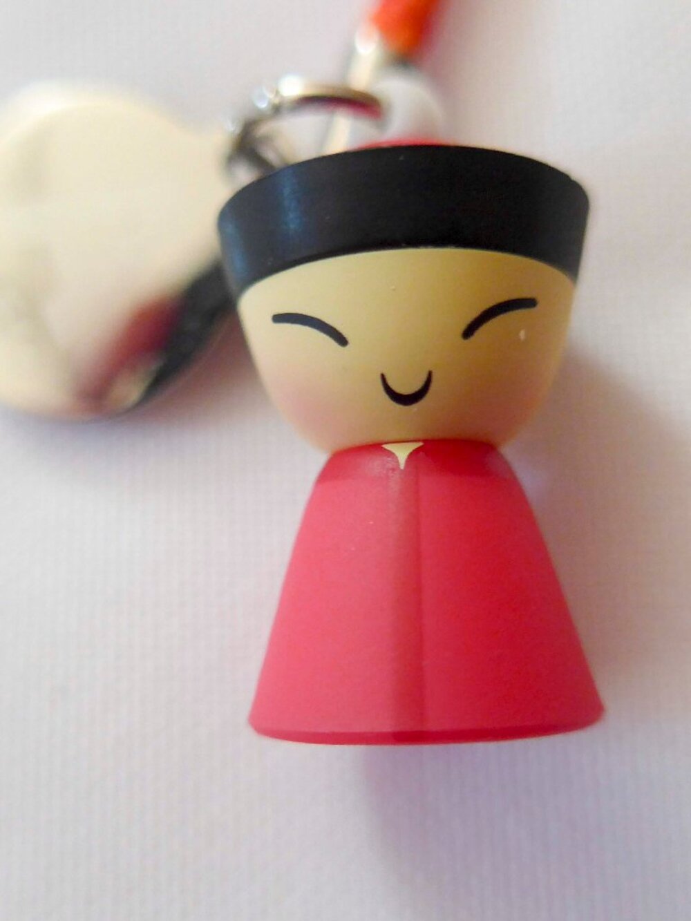 Vintage Alessi “Mr. Chin” red cell phone charm